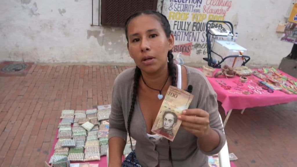 Venezuelan making art of bolivar 