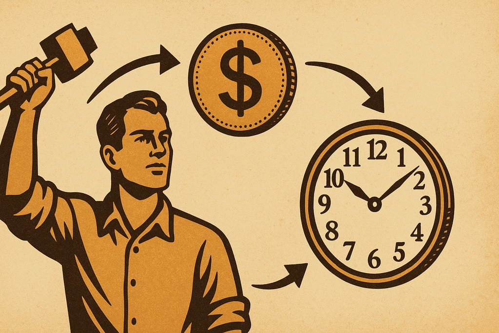 Money as stored time