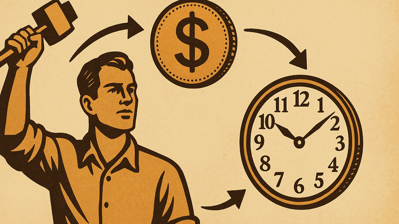 Money as stored time